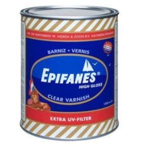 Epifanes Bootlak Blank hoogglans afwerking voor boten of  beschermende houtlak