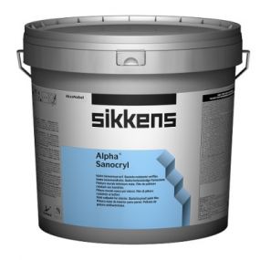 Sikkens Alpha Sanocryl Sikkens Alpha Sanocryl Goed reinigbare en bacteriebestendige muurverf voor binnen in ziekenhuizen, kinderdagverblijven en verzorgingshuizen