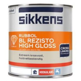 Sikkens Rubbol BL Rezisto High Gloss watergedragen hoogglans verf voor binnen op deuren en kozijnen